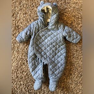 Baby Gap 3-6 Months Full Button Winter Onesie